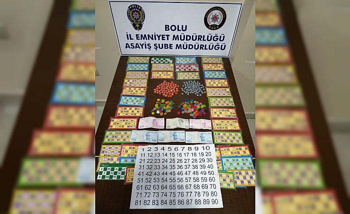 Bolu'da kumar oynayan 20 kişiye 36 bin 380 lira ceza verildi