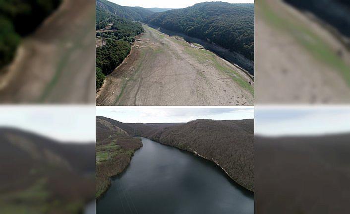 Kuruma noktasına gelen Kazandere ve Papuçdere barajları yağışlarla doldu