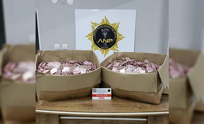 Amasya'da bir araçta 46 bin 84 uyuşturucu hap ele geçirildi