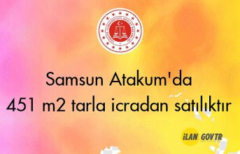 Samsun Atakum'da 451 m² tarla icradan satılıktır