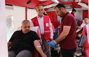 Havza'da 110 ünite kan bağışı alındı