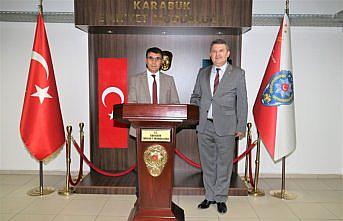 Karabük Valisi Gürel'den Emniyet Müdür Vekili Yırtar'a ziyaret