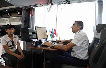 Azerbaycan, Türkiye'deki vatandaşlarının resmi işlemlerini mobil otobüsle yapıyor