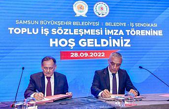 Samsun Büyükşehir Belediyesinde toplu iş sözleşmesi imzalandı