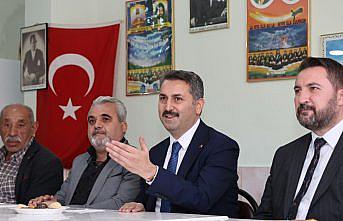 Belediye başkanları Eroğlu ve Bekler, cemevini ziyaret etti