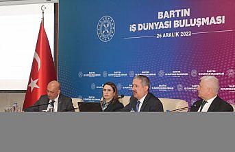 Hazine ve Maliye Bakan Yardımcısı Gürcan, Bartın'da iş insanlarıyla buluştu: