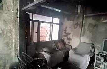 Kastamonu'da çıkan yangında bir evde maddi hasar oluştu