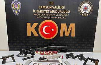 Samsun'da silah kaçakçılığı operasyonunda 2 zanlı tutuklandı