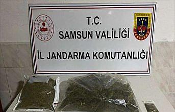 Samsun'da yol uygulamasında 3 kilo 500 gram uyuşturucu ele geçirildi