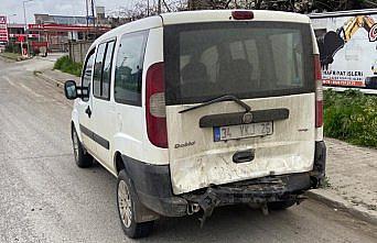 Samsun'da iki aracın karıştığı kazada 2 kişi yaralandı