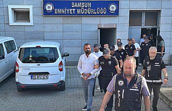 Samsun'da silahlı suç örgütü operasyonunda 19 zanlı yakalandı