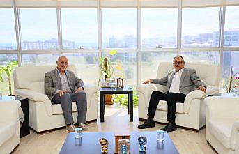 MHP Samsun Milletvekili Topsakal, OMÜ Rektörü Prof. Dr. Ünal'ı ziyaret etti