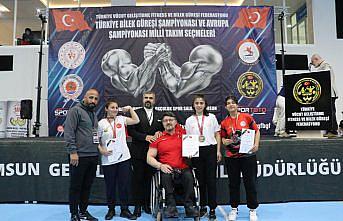 Bilek Güreşi Türkiye Şampiyonası Samsun'da başladı