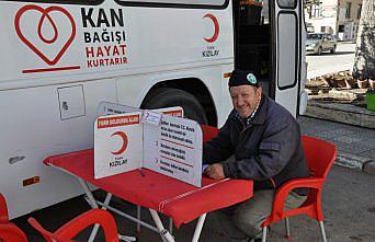 Gümüşhacıköy'de kan bağışı kampanyası