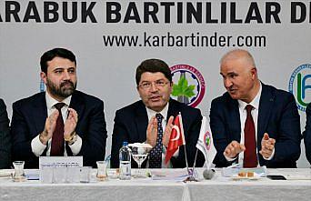 Adalet Bakanı Tunç, Karabük'te yaşayan Bartınlılarla buluştu:
