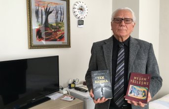 Zonguldak'ta 77 yaşındaki huzurevi sakini, pandemide sıkılınca iki kitap yazdı
