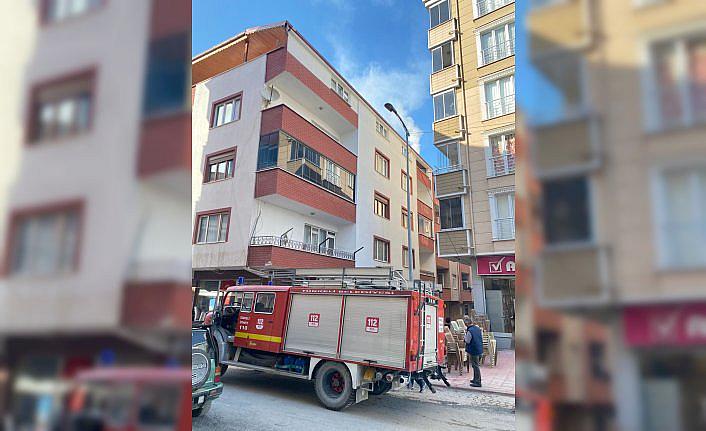 Türkeli'de çıkan baca yangını söndürüldü