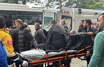 Zonguldak'ta kolu kıyma makinesine sıkışan kişi ameliyata alındı