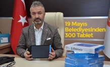19 Mayıs Belediyesinden 300 Tablet