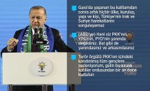 Erdoğan: Askerimizin karşısında duramayan terör örgütü alçaklıkta sınır tanımıyor