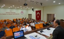 Amasya'da çiftçi bilgilendirme toplantısı düzenlendi