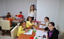 Bafra’da sanat kurslarına yoğun ilgi
