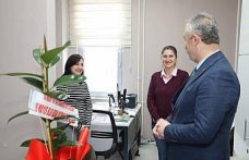 19 Mayıs Belediye Başkanı Topaloğlu'ndan sağlık çalışanlarına ziyaret