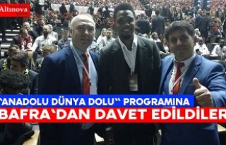 "Anadolu Dünya Dolu" Programına Bafra'dan...