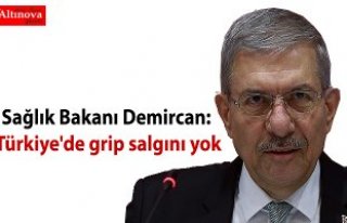 Sağlık Bakanı Demircan: Türkiye'de grip salgını...