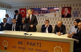 AK Parti Zonguldak milletvekili adayları Ereğli'de
