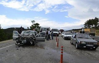 Karabük'te trafik kazası: 1 ölü, 1 yaralı