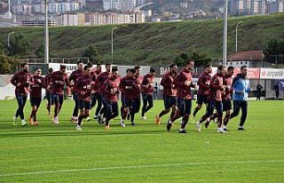 Trabzonspor'da Kayserispor maçı hazırlıkları...
