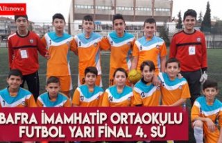 Bafra İmamHatip Ortaokulu Futbol Yarı Final 4. sü
