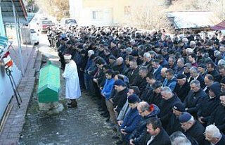Ukrayna'da öldürülen tır şoförünün cenazesi...