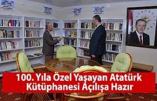 100. Yıla Özel Yaşayan Atatürk Kütüphanesi Açılışa...