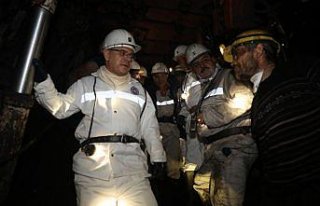 Bakan Yardımcısı Şeref Kalaycı, maden ocağına...
