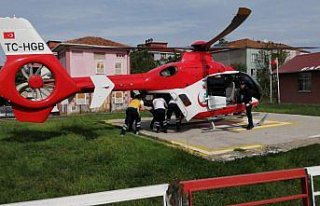 Ambulans helikopter kalp krizi geçiren hükümlü...
