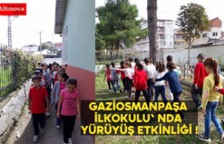 Gaziosmanpaşa İlkokulu' nda Yürüyüş Etkinliği...