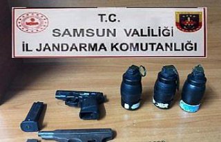 Samsun'da jandarmadan silah operasyonu