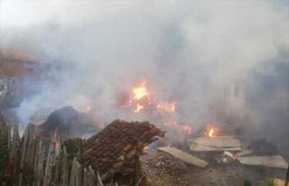 Karabük'te 2 ev yandı