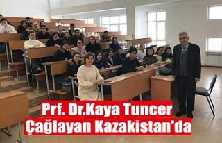 Prf. Dr.Kaya Tuncer Çağlayan Kazakistan'da