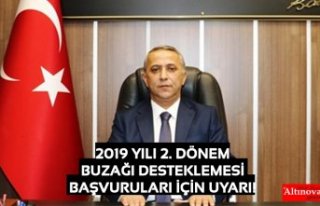 2019 YILI 2. DÖNEM BUZAĞI DESTEKLEMESİ BAŞVURULARI...