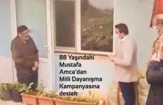 88 Yaşındaki Mustafa Amca’dan Milli Dayanışma...