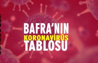Bafra’da koronavirüs vaka, ölü ve tedavi edilen...