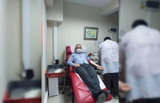 Tokat'ta din görevlileri kan bağışında bulundu
