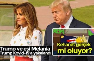 ABD Başkanı Trump ve eşi Melania Trump Kovid-19'a...