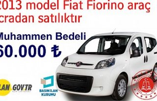 2013 model Fiat Fiorino araç icradan satılıktır