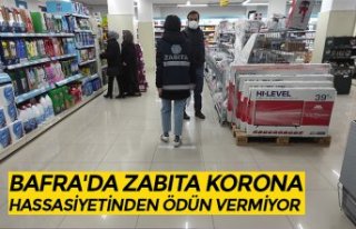 BAFRA'DA ZABITA KORONA HASSASİYETİNDEN ÖDÜN...