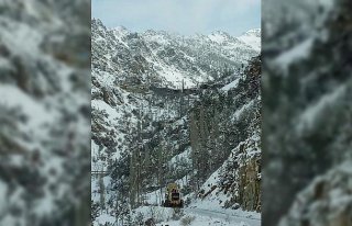 Rize ve Artvin'de 56 köy yolu ulaşıma kapandı