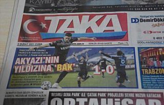 Trabzonspor yerel basınında Denizlispor galibiyeti...